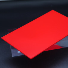 Лист ударопрочный полистирол красный 1х2000х3000